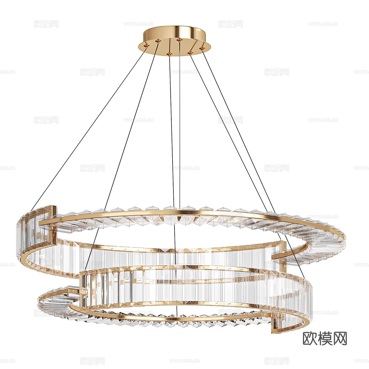 吊灯 Krone 由 Maytoni 设计3d模型