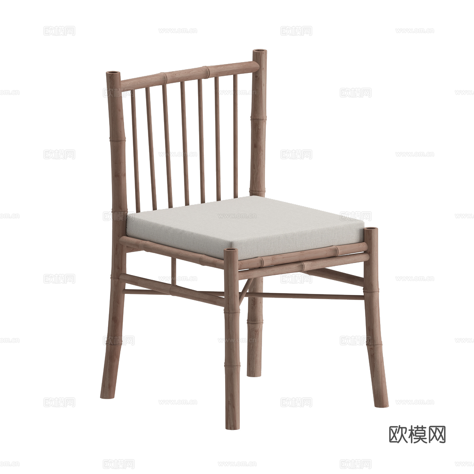 侘寂 自然 民宿单椅3d模型