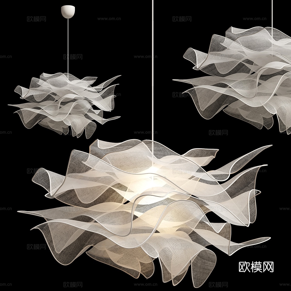 Krusning 吊灯（宜家）3d模型