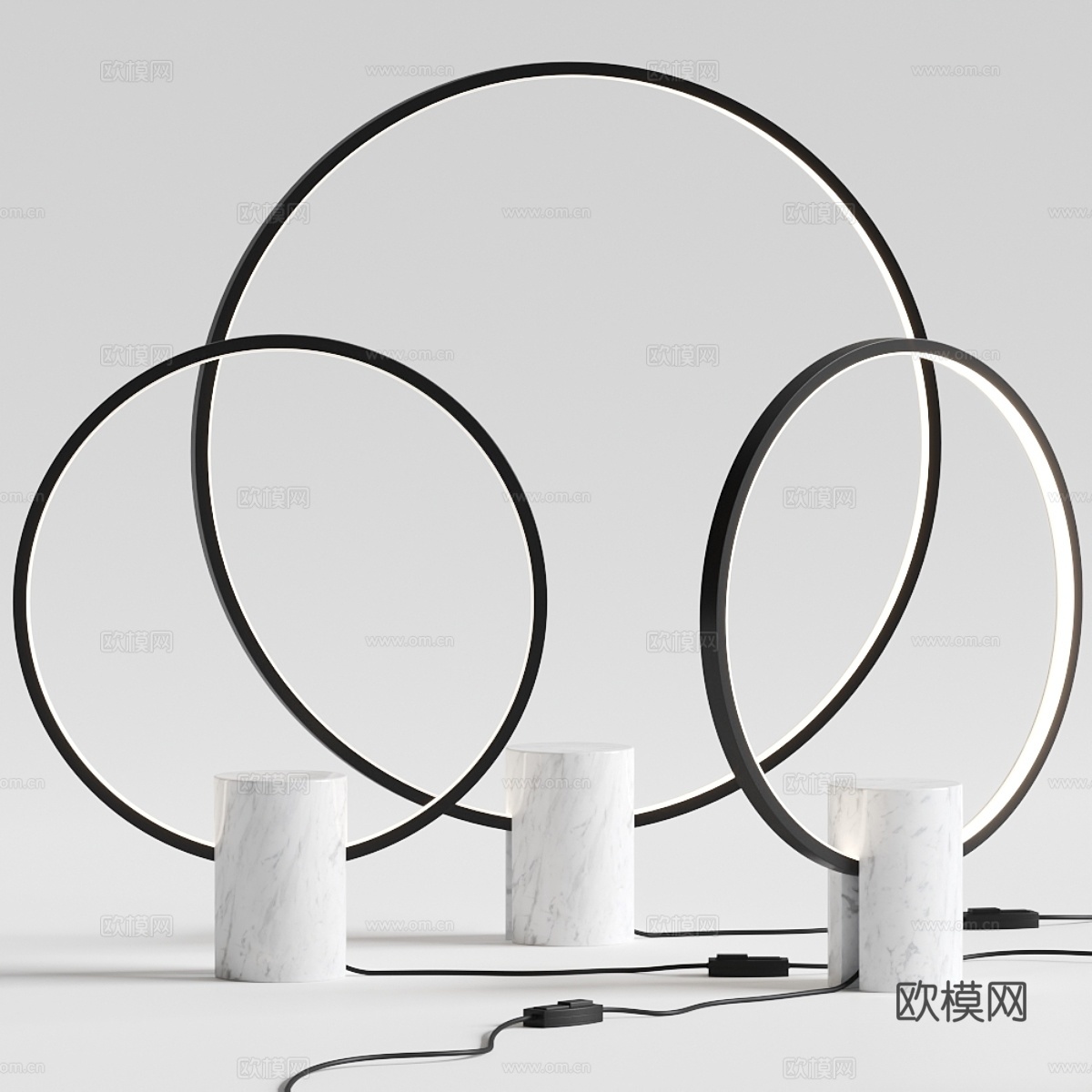 Porada Halo台灯3d模型