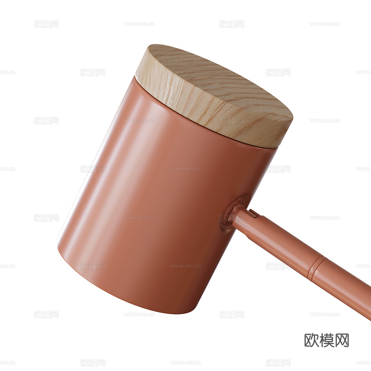 现代奶油风 Alney 台灯3d模型