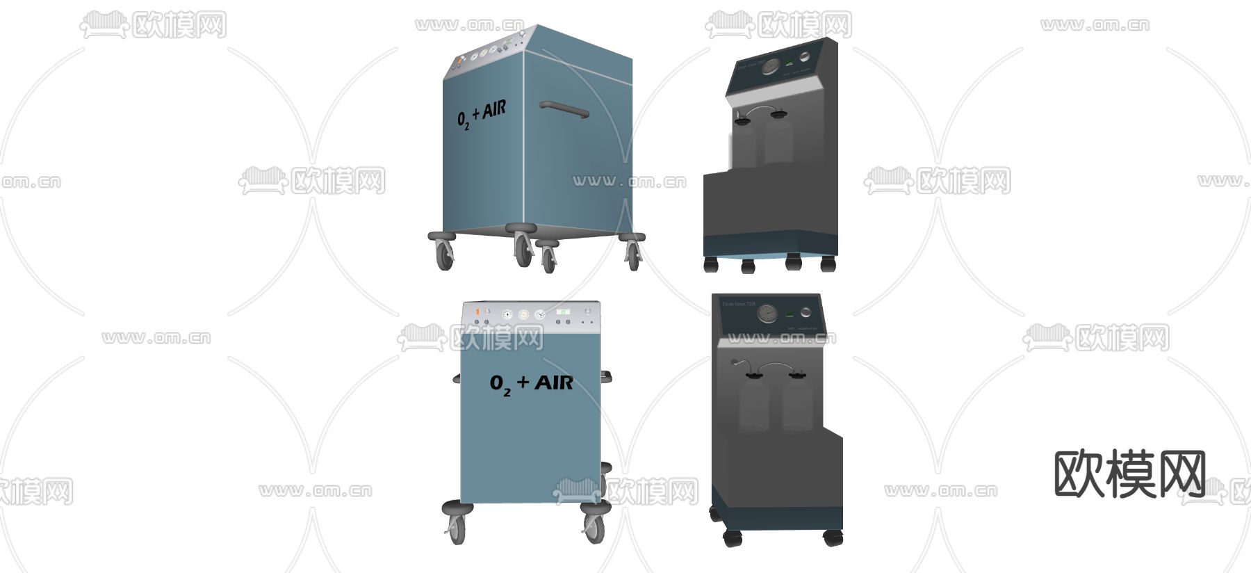 现代医疗器械 医用仪器su模型