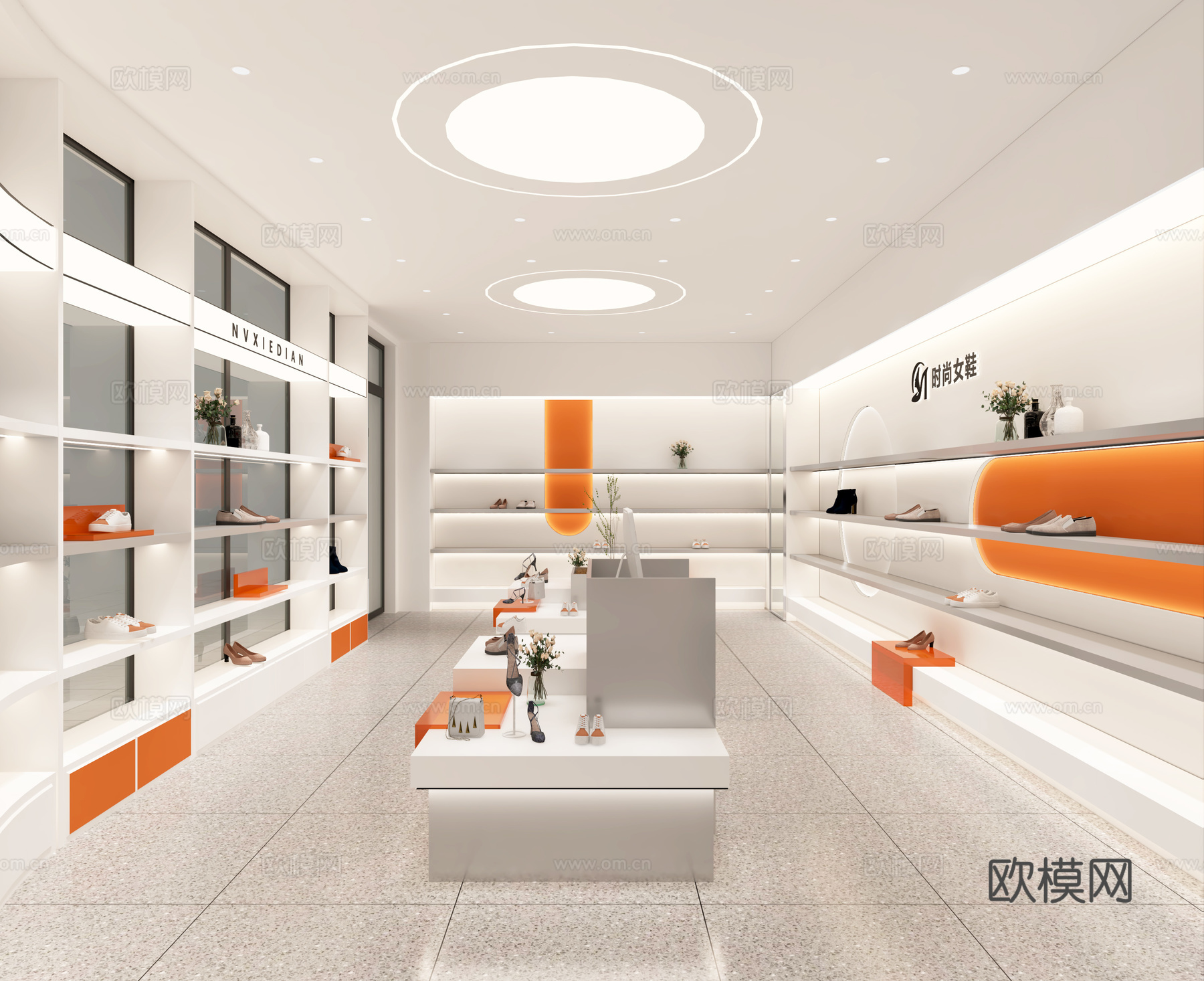 女鞋店3d模型