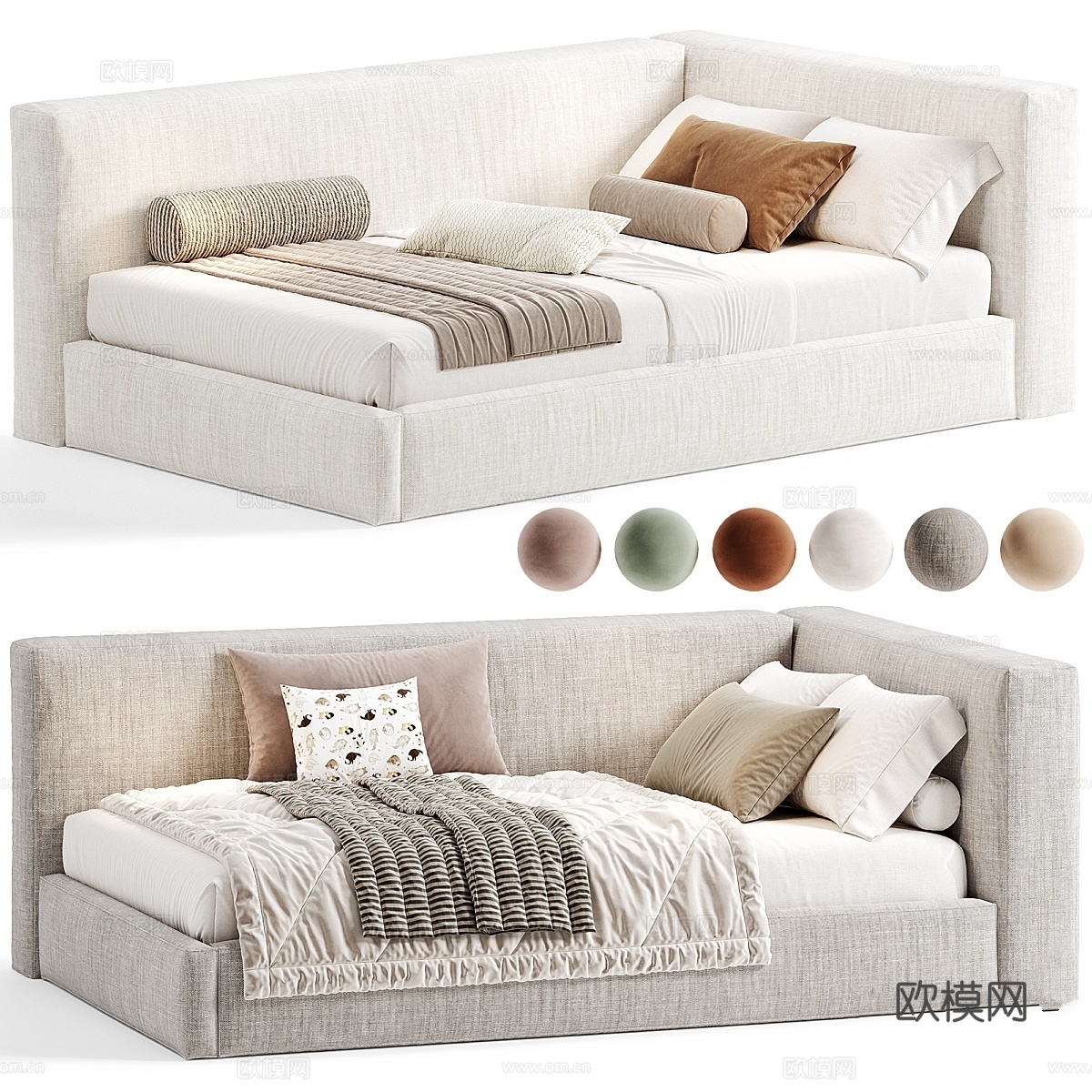 Pula Childrens Bed By Woodsoft3d模型