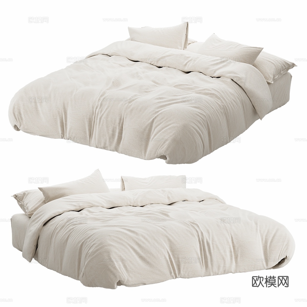 床品 佩尔卡尔天丝3d模型