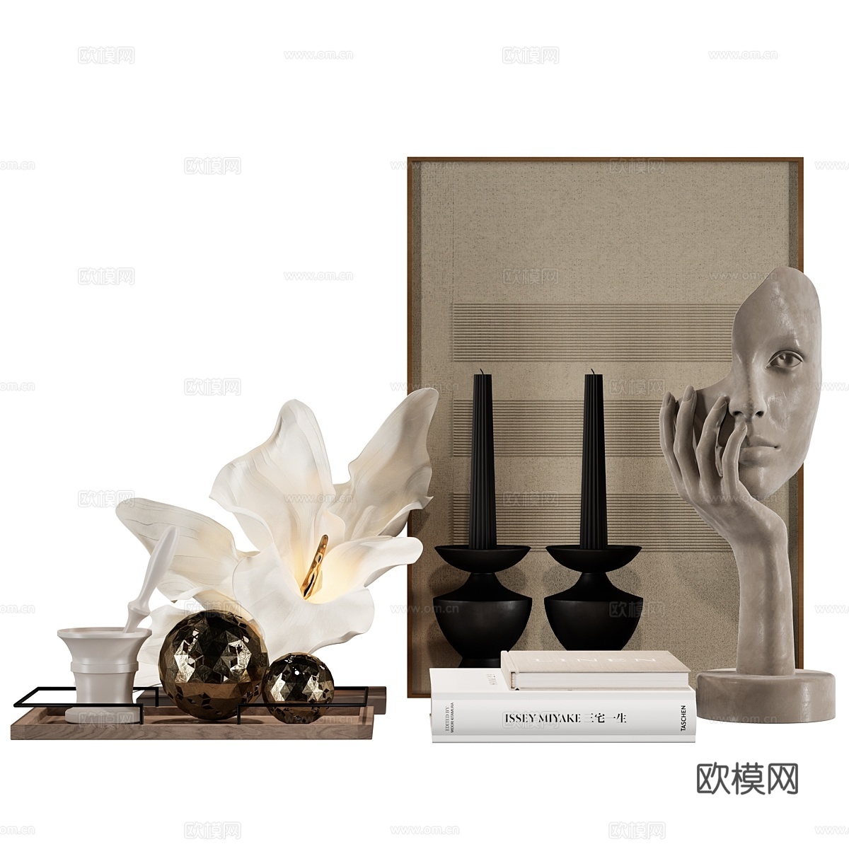 装饰套装 00373d模型