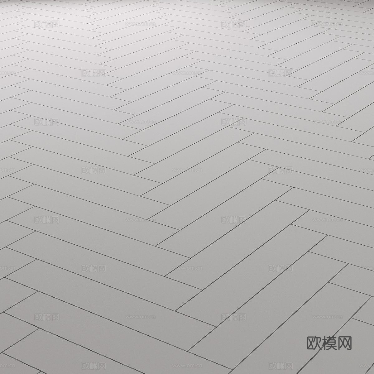 现代意式拼花木地板3d模型