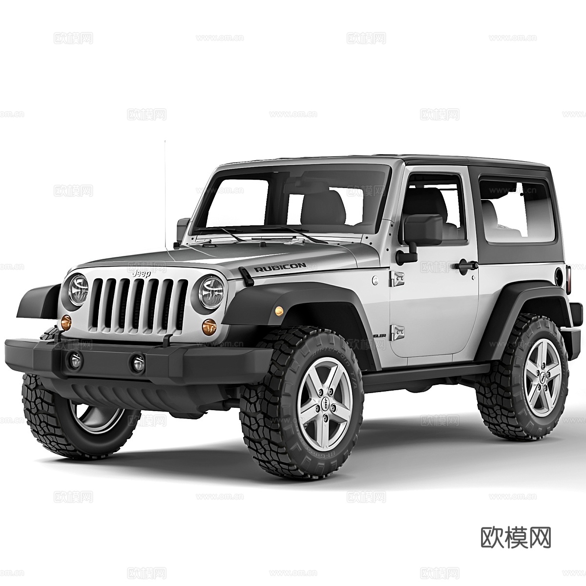 Jeep Wrangler Rubicon 20073d模型