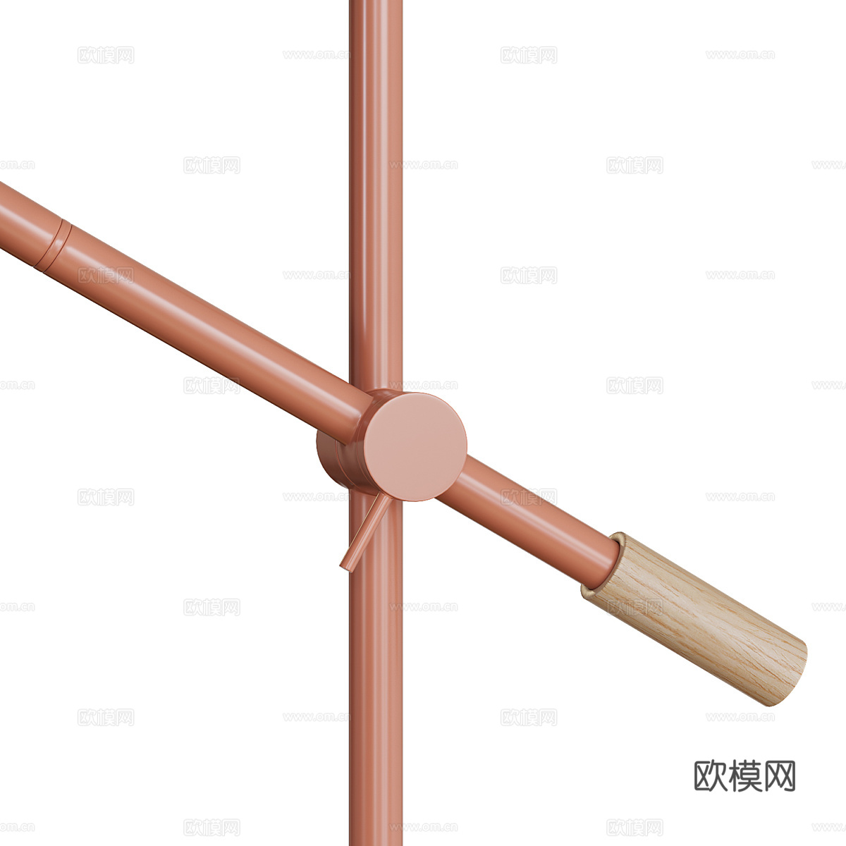 现代奶油风 Alney 台灯3d模型