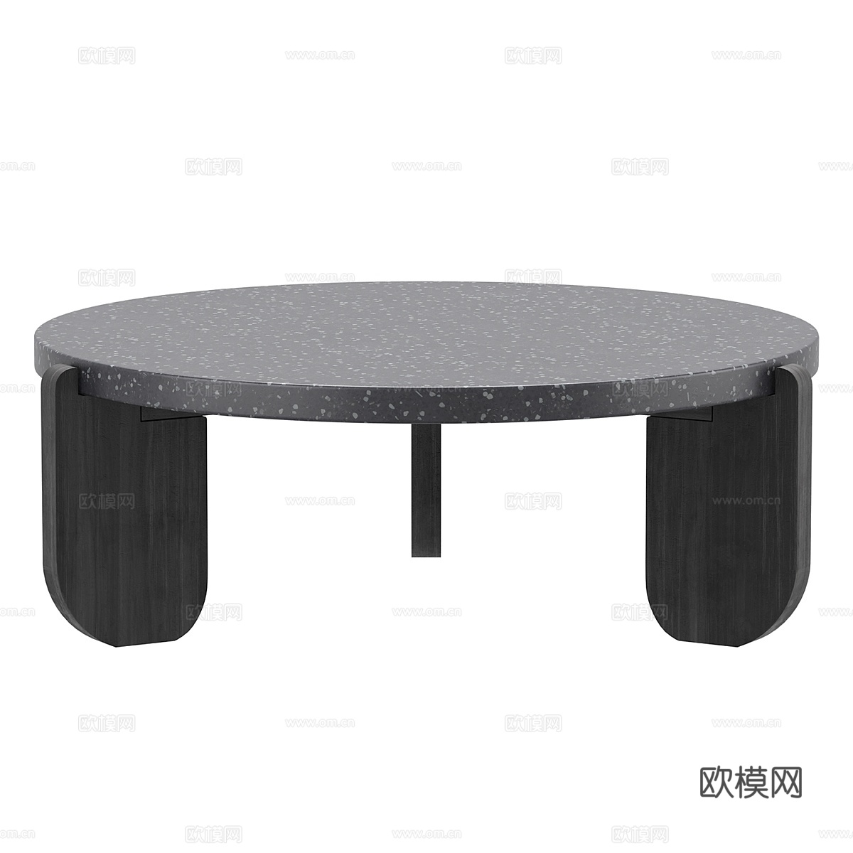 Cleo 混凝土咖啡桌3d模型