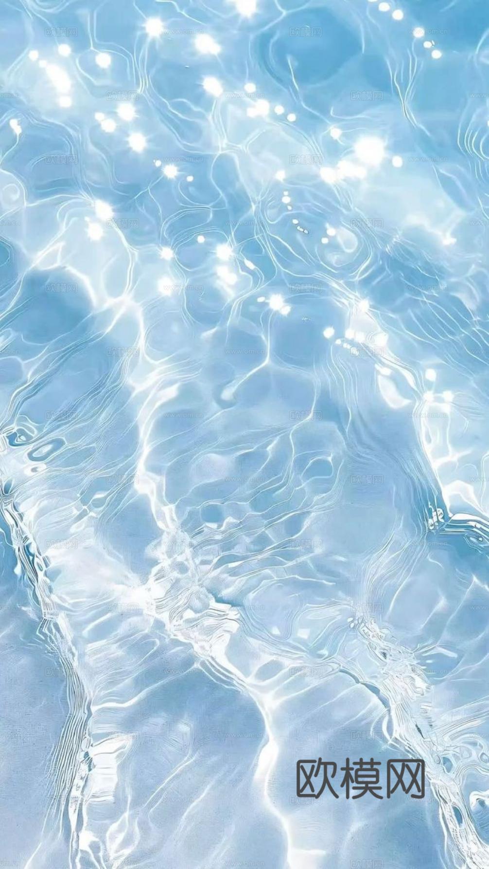 水波纹 清澈水面 水面纹理