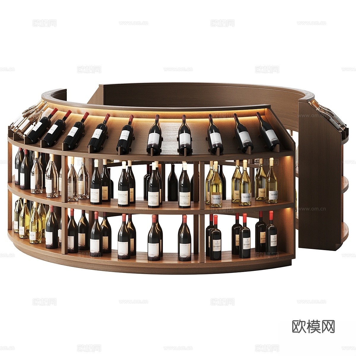 圆形酒架 23d模型