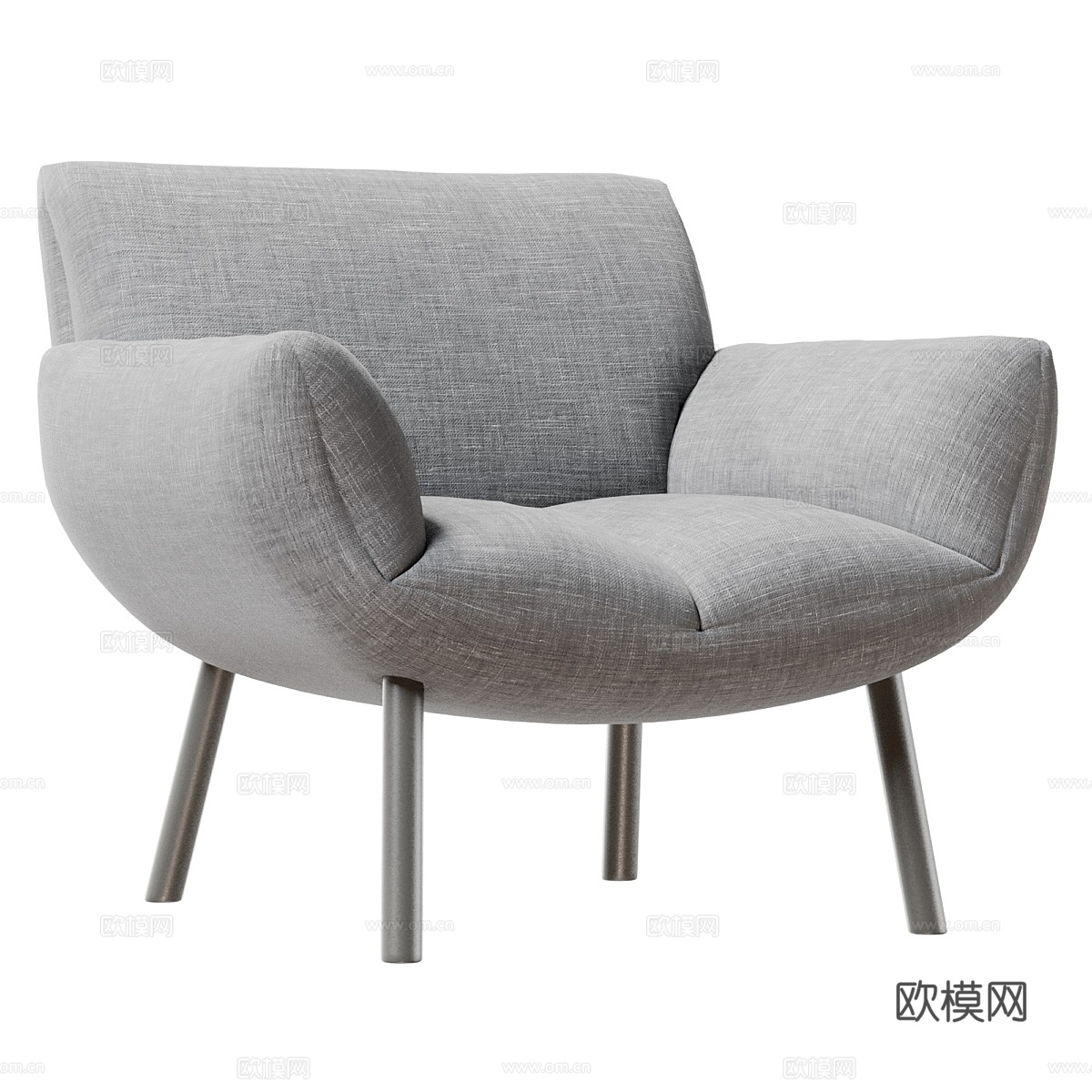 Pil扶手椅3d模型