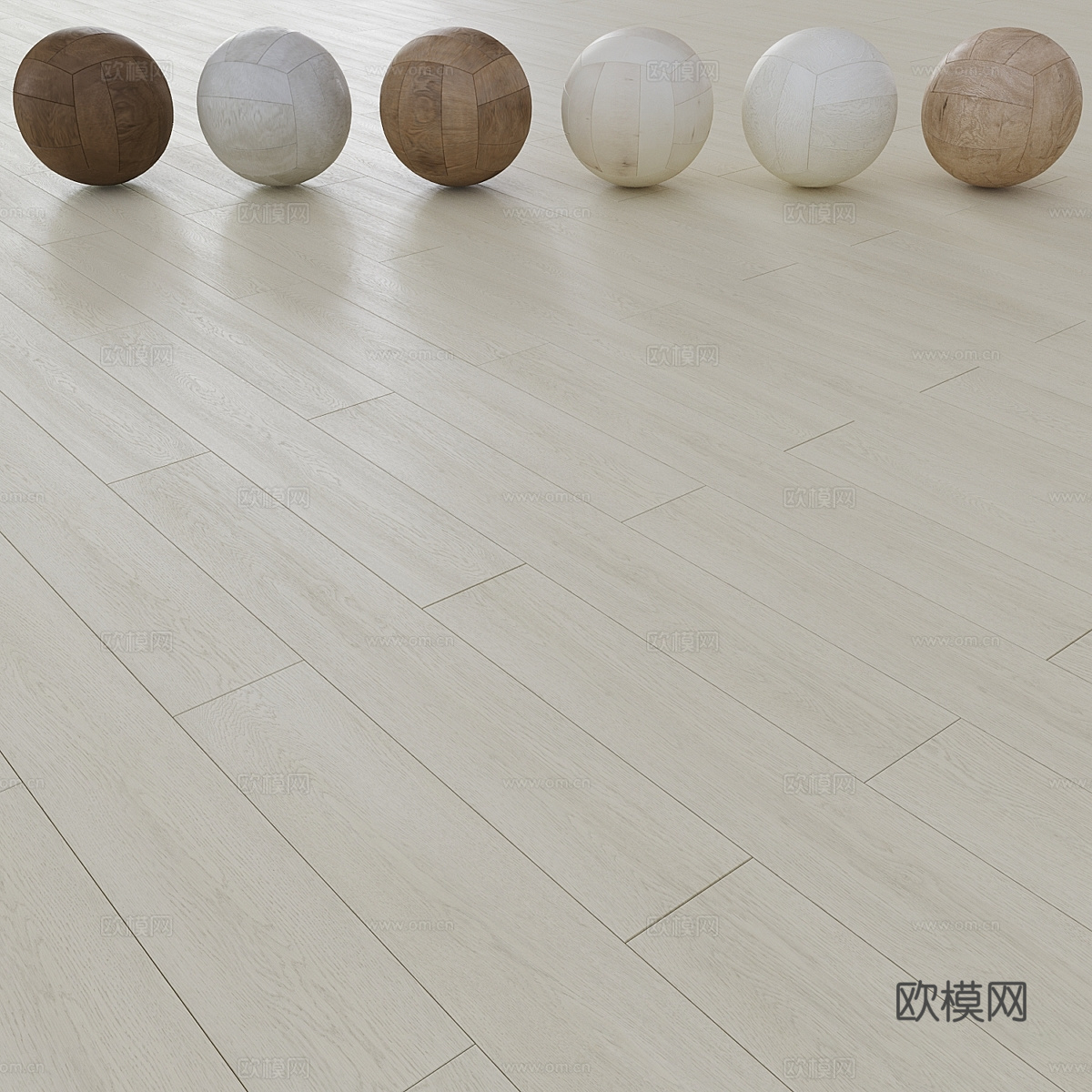 现代木地板材质3d模型