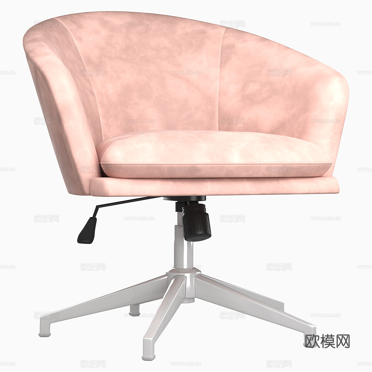 现代意式办公椅 书椅 转椅3d模型