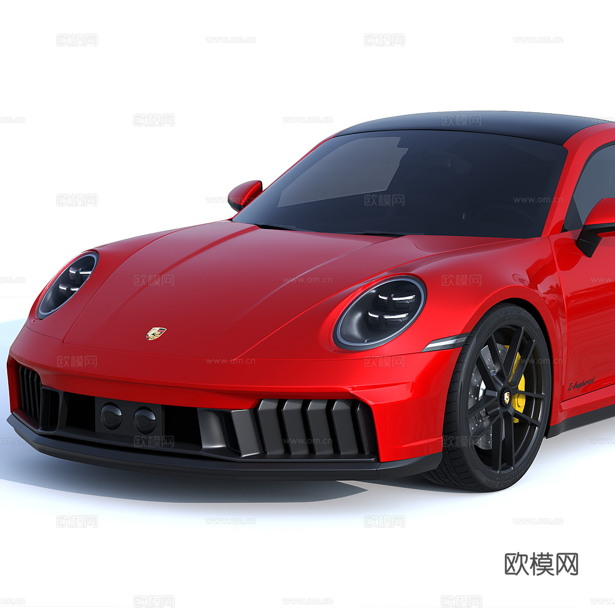 保时捷 911 Carrera 4 GTS 2025 跑车3d模型