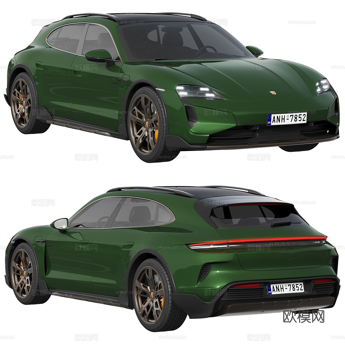 保时捷Taycan Turbo Cross Turismo3d模型