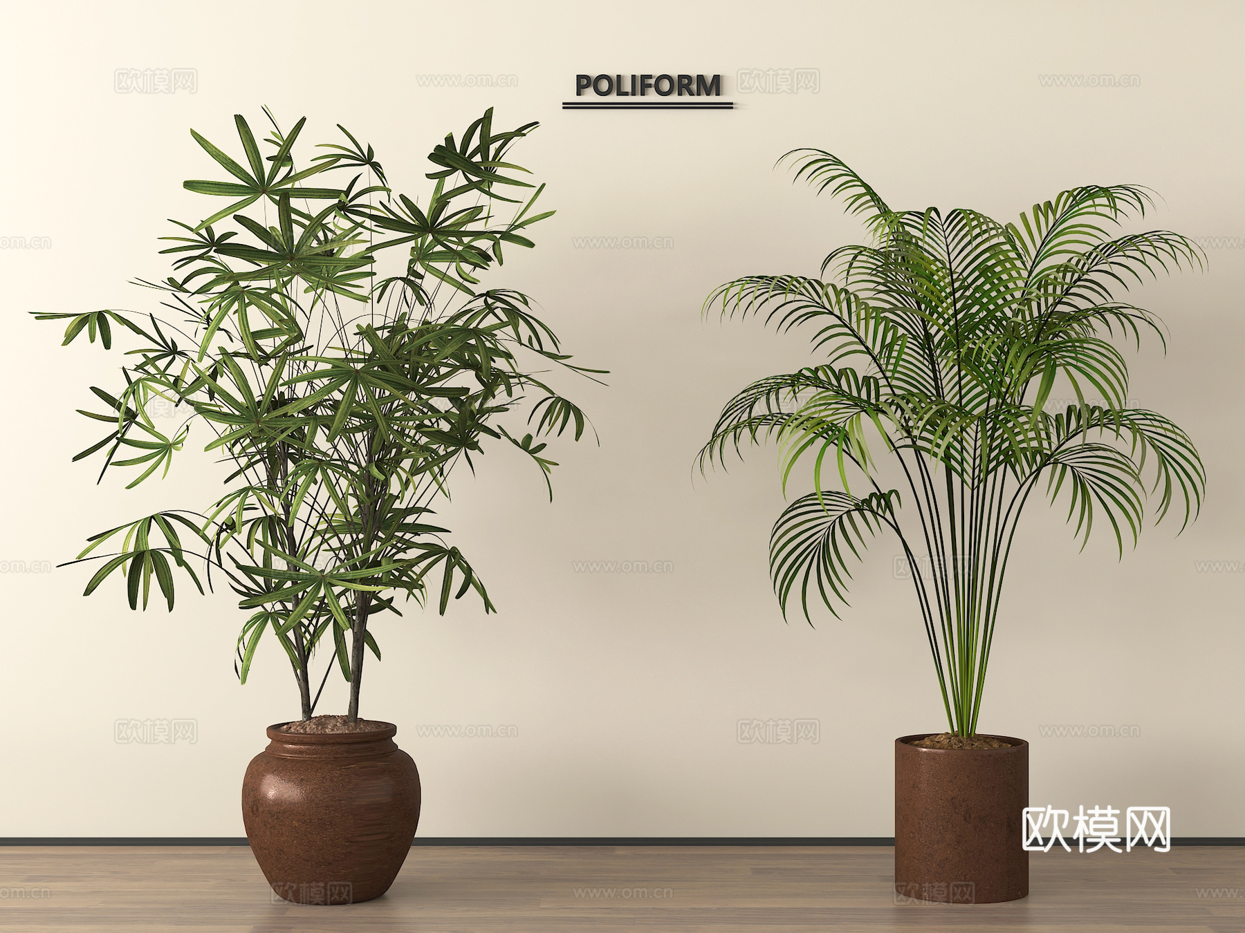 绿植 盆栽 盆景 植物su模型