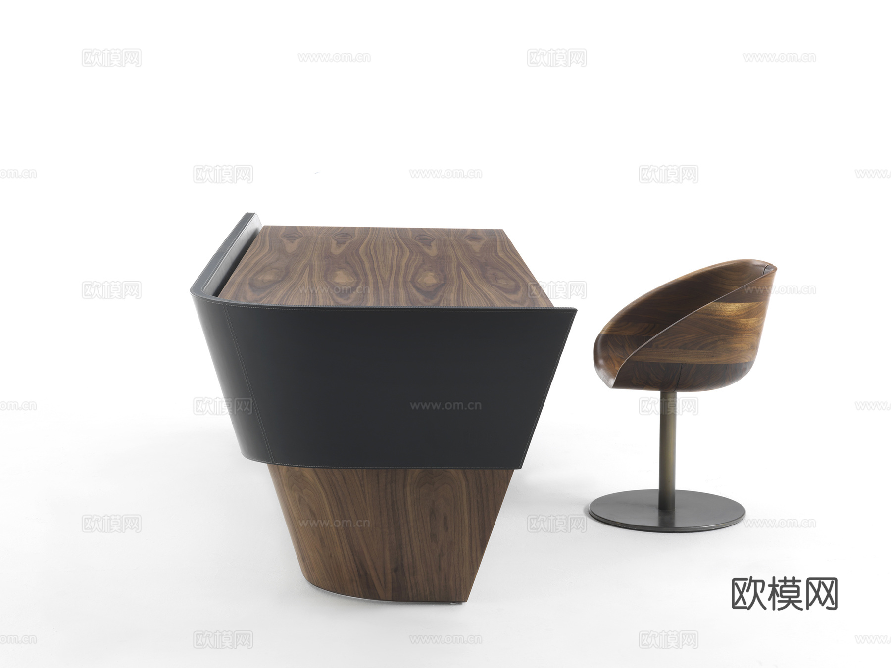 RIVA1920 办公桌椅3d模型下载（渲染图5）