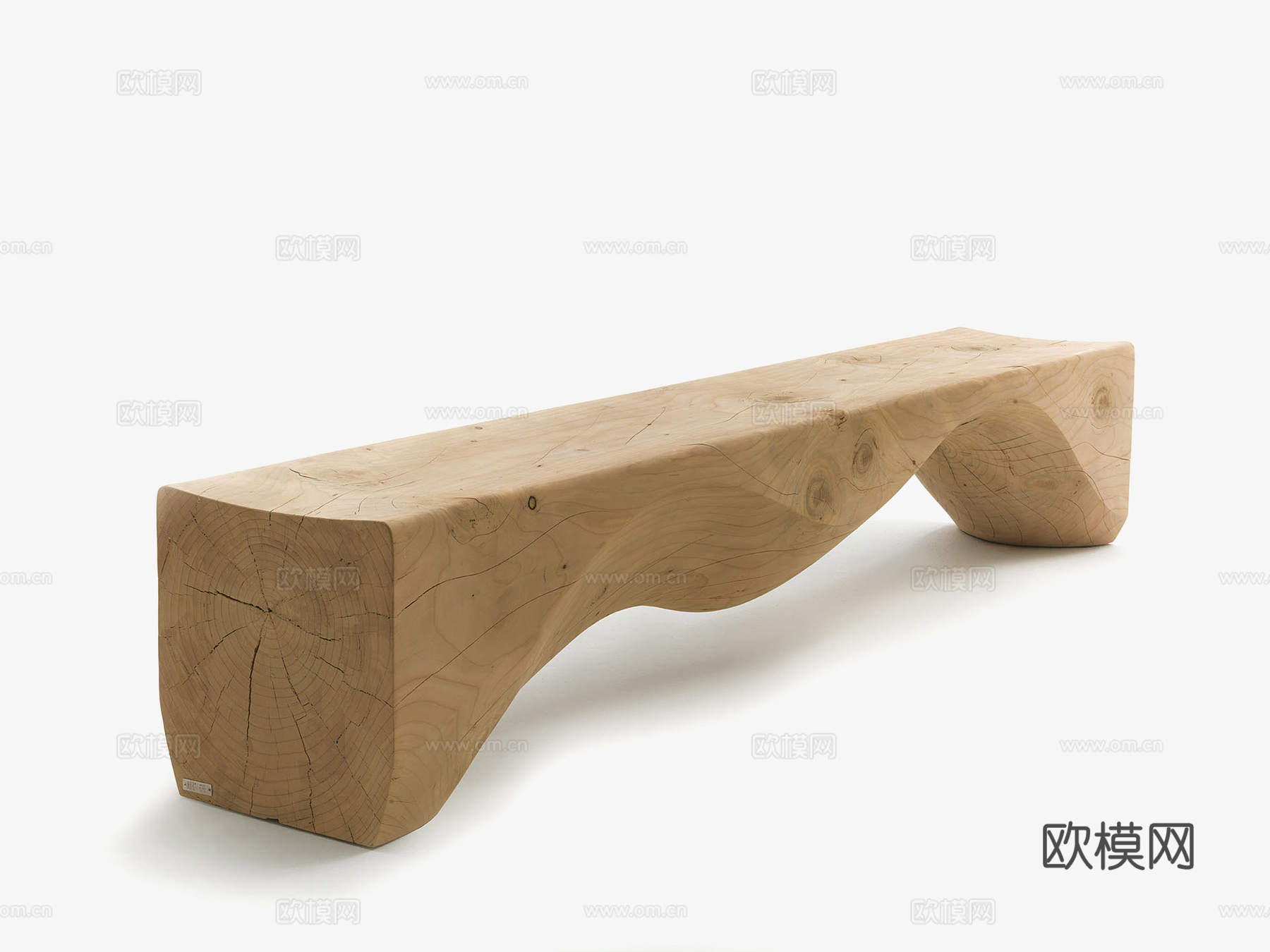 RIVA1920 长凳3d模型下载（渲染图3）
