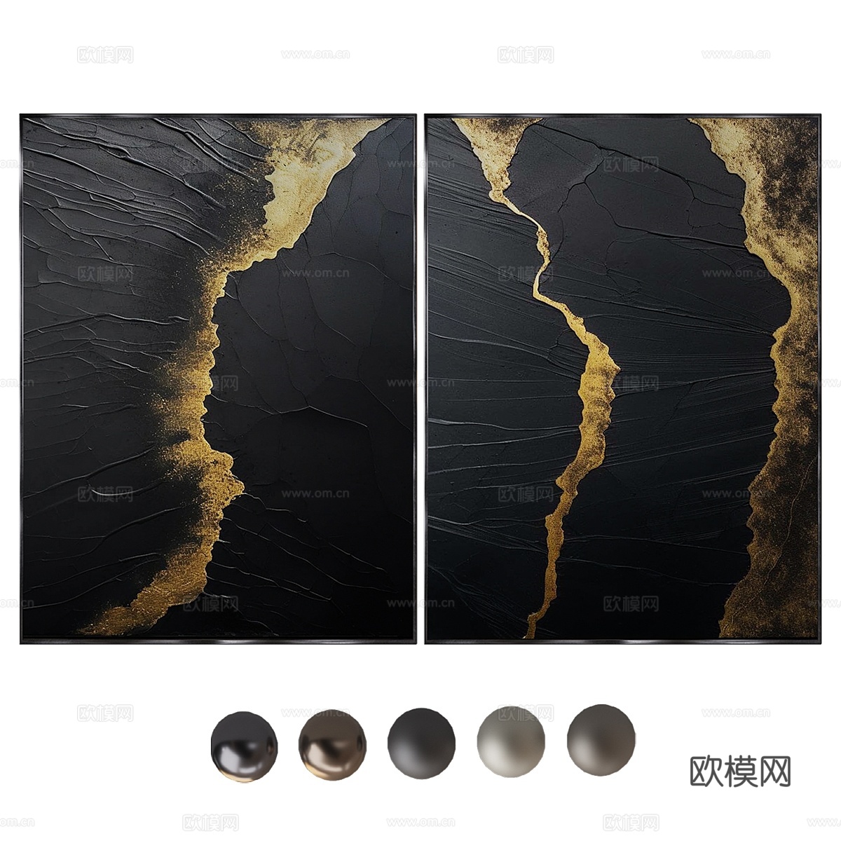 极简抽象绘画 ABAV493 和 4983d模型
