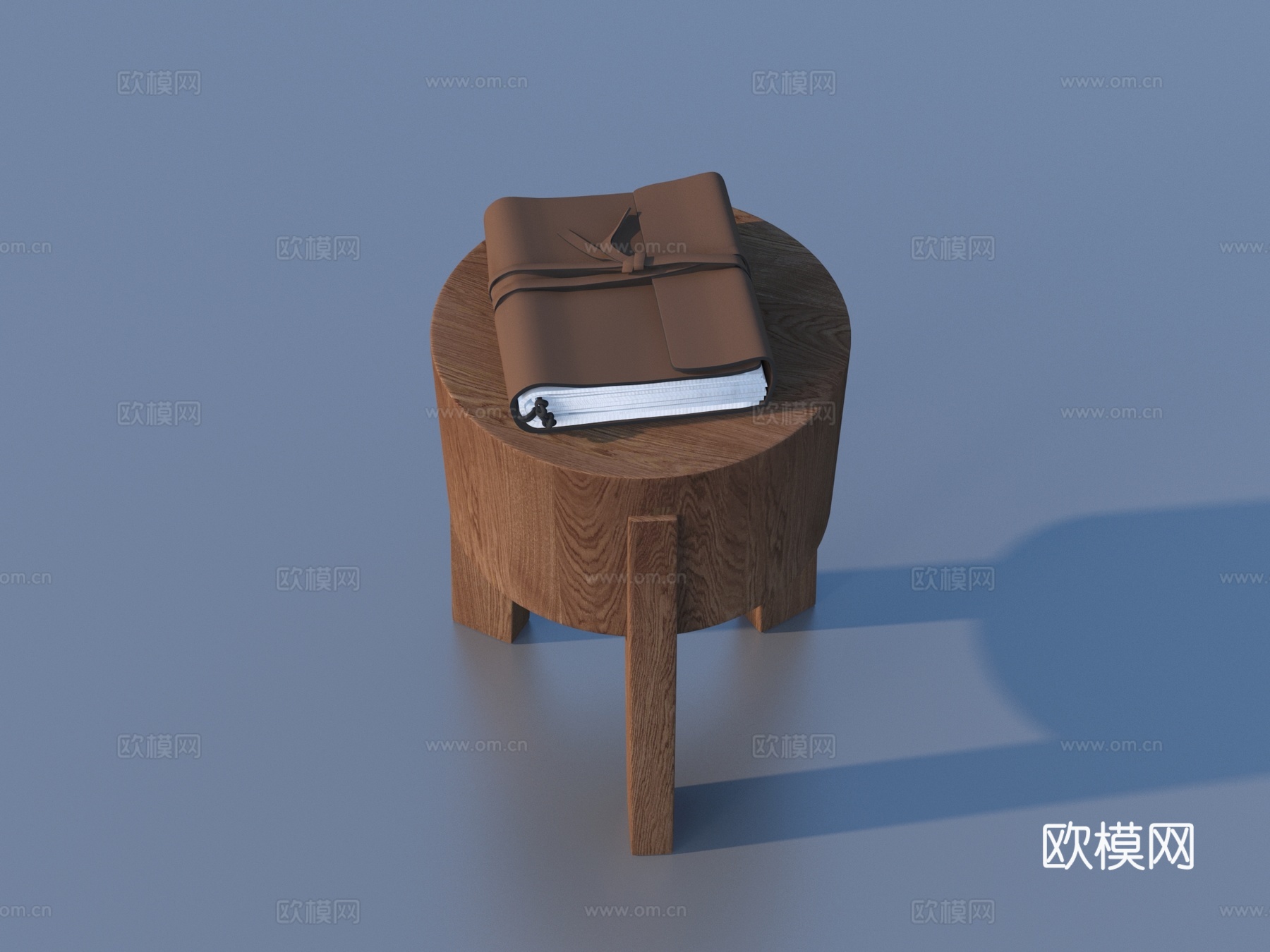 沙发凳 圆凳3d模型