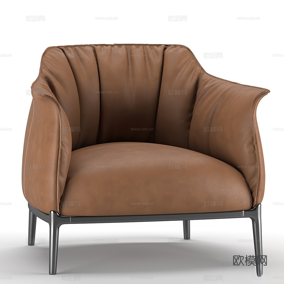 Poltrona Frau Archibald 休闲椅3d模型