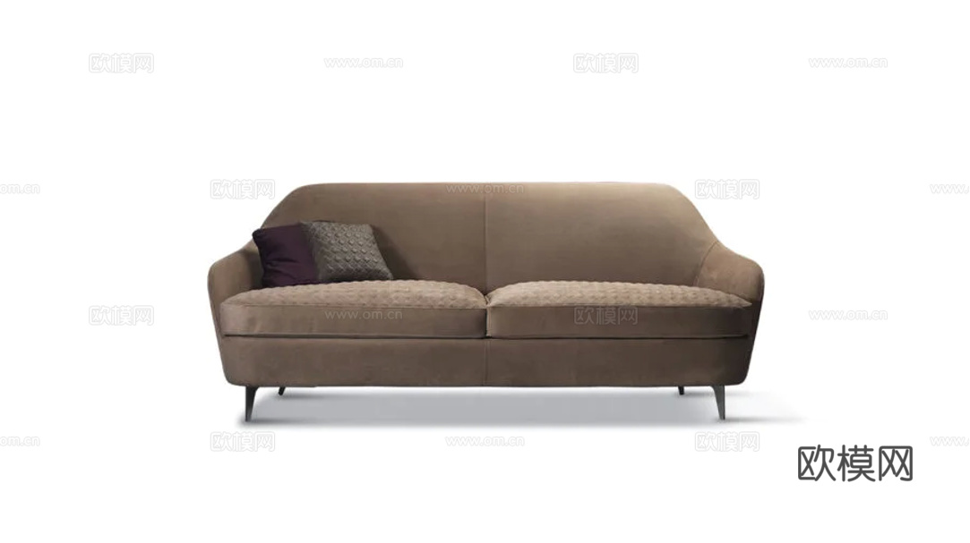 reflex 双人沙发3d模型下载（渲染图1）