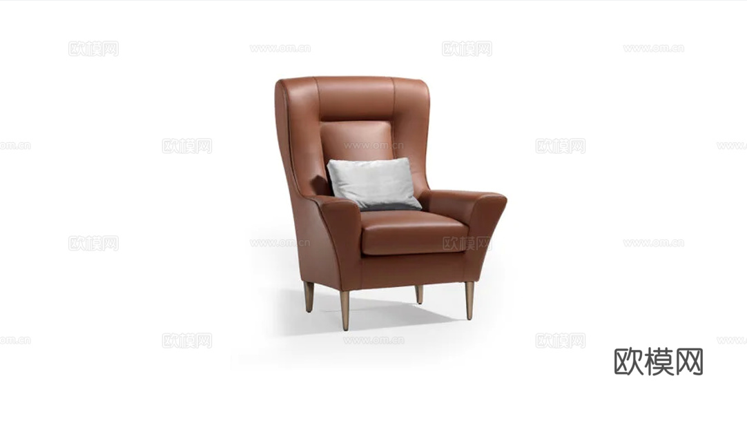 reflex 意式沙发3d模型下载（渲染图1）