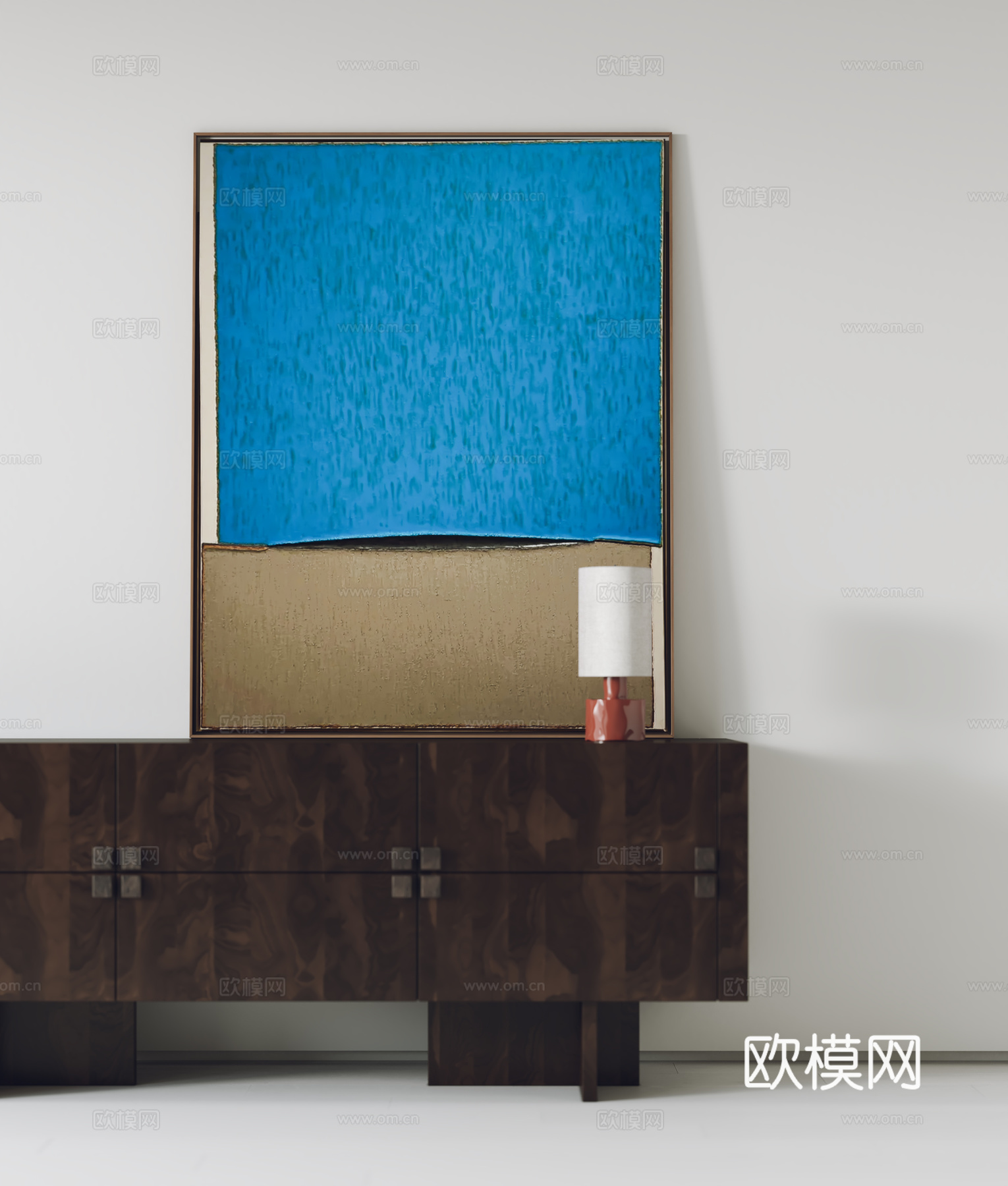 现代挂画 装饰画  客厅挂画 书房挂画3d模型
