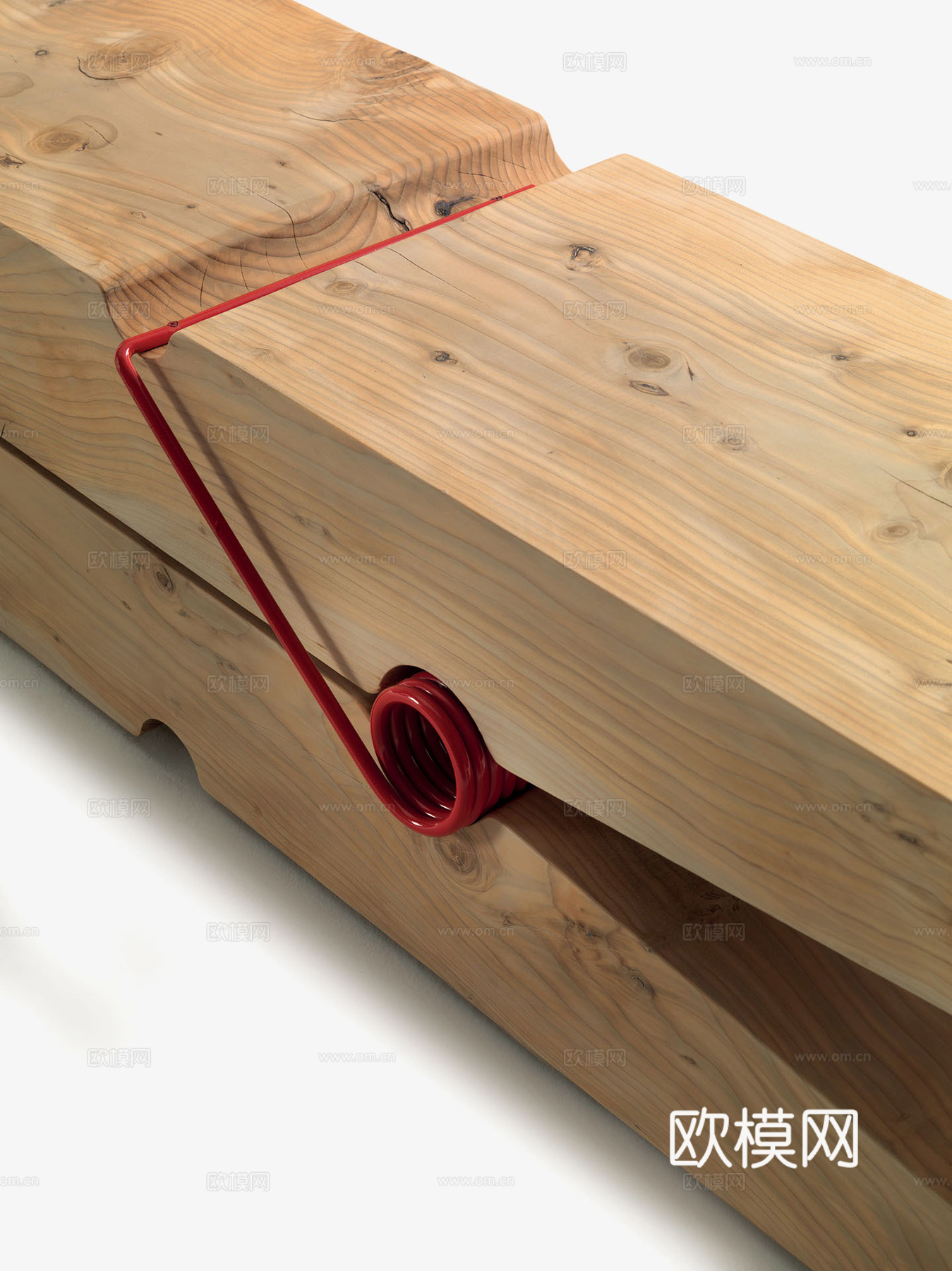 RIVA1920 木凳3d模型下载（渲染图5）