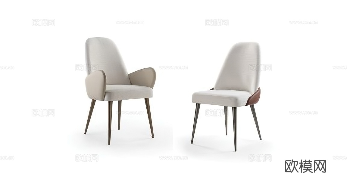 reflex 餐椅3d模型下载（渲染图1）