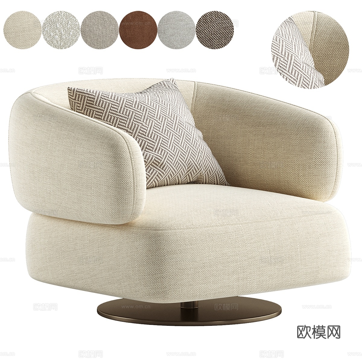 Zeppelin Armchair3d模型