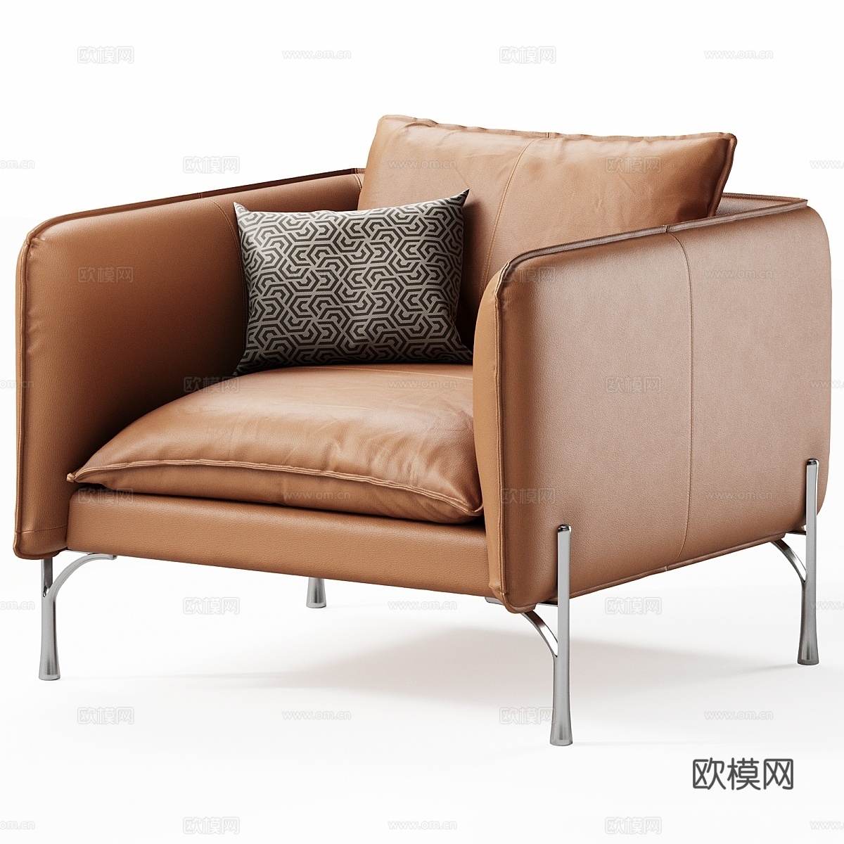 哈维扶手椅3d模型