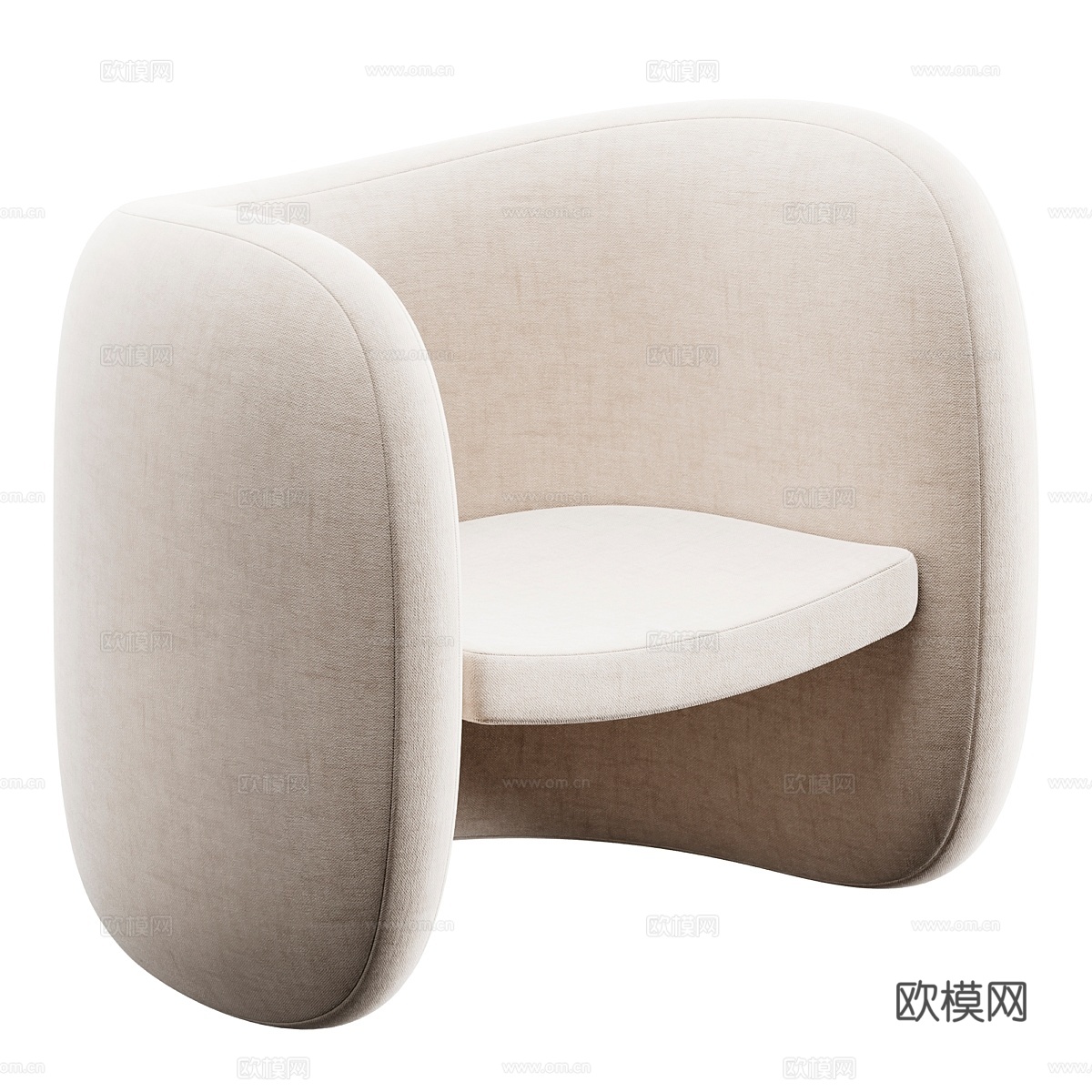 Lagoa Armchair3d模型