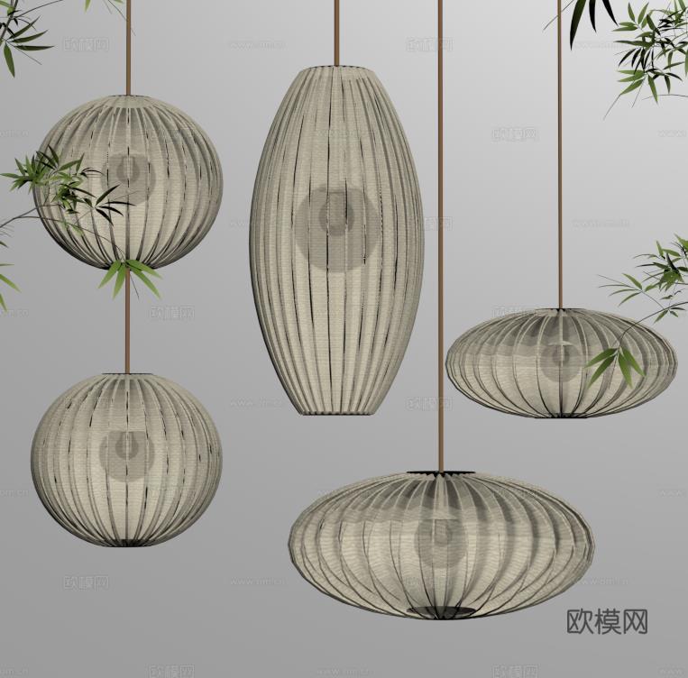 灯笼su模型