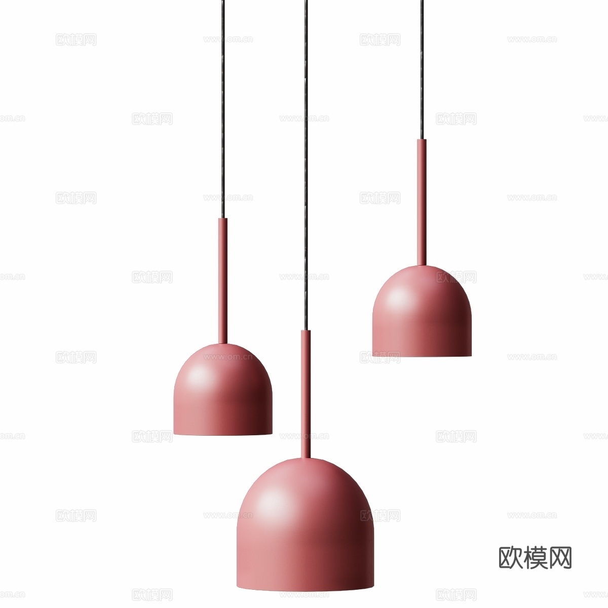 天花板吊灯里约吊灯，罗宾（6种颜色）3d模型