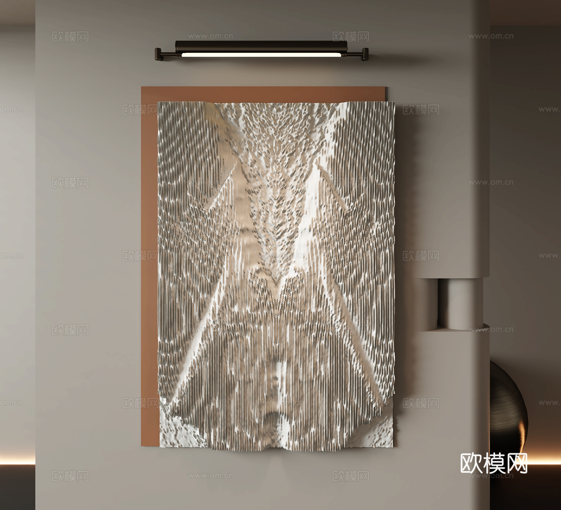 现代装饰画3d模型