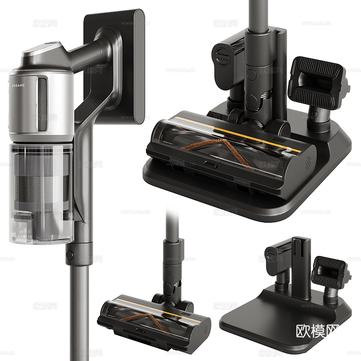 Dreame 吸尘器 扫地机器人套装3d模型