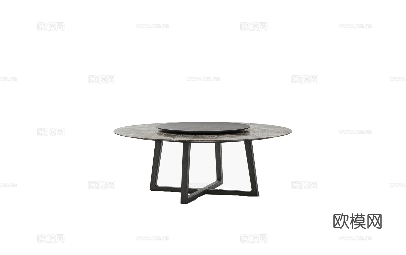 Poliform圆餐桌3d模型下载