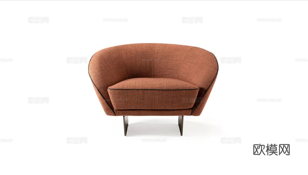reflex 单人沙发3d模型下载