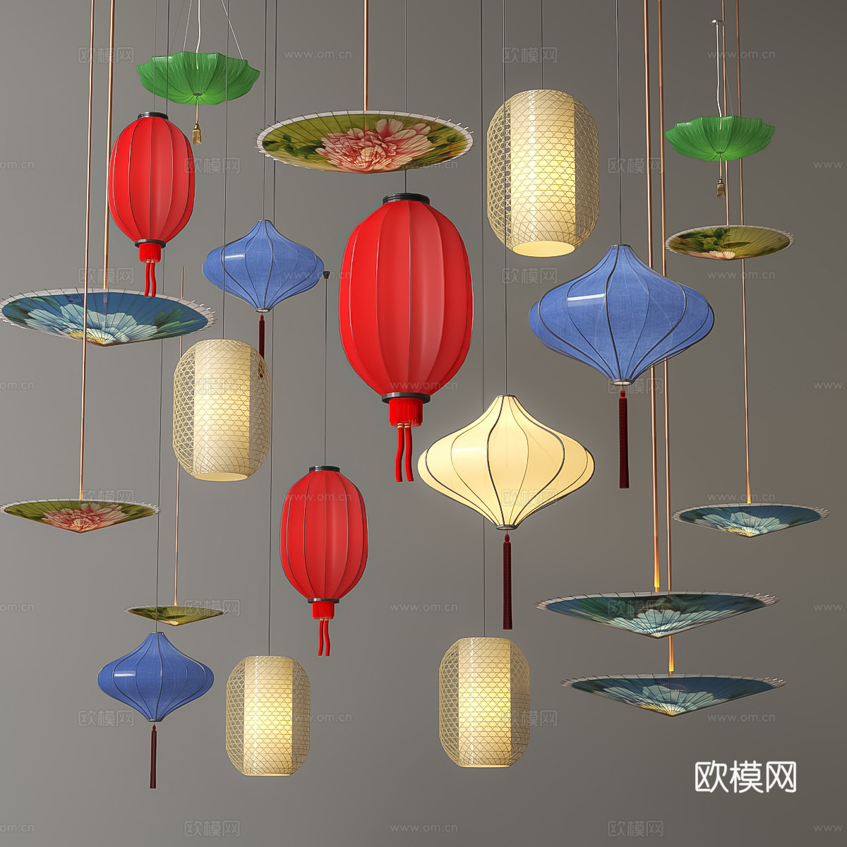 灯笼3d模型