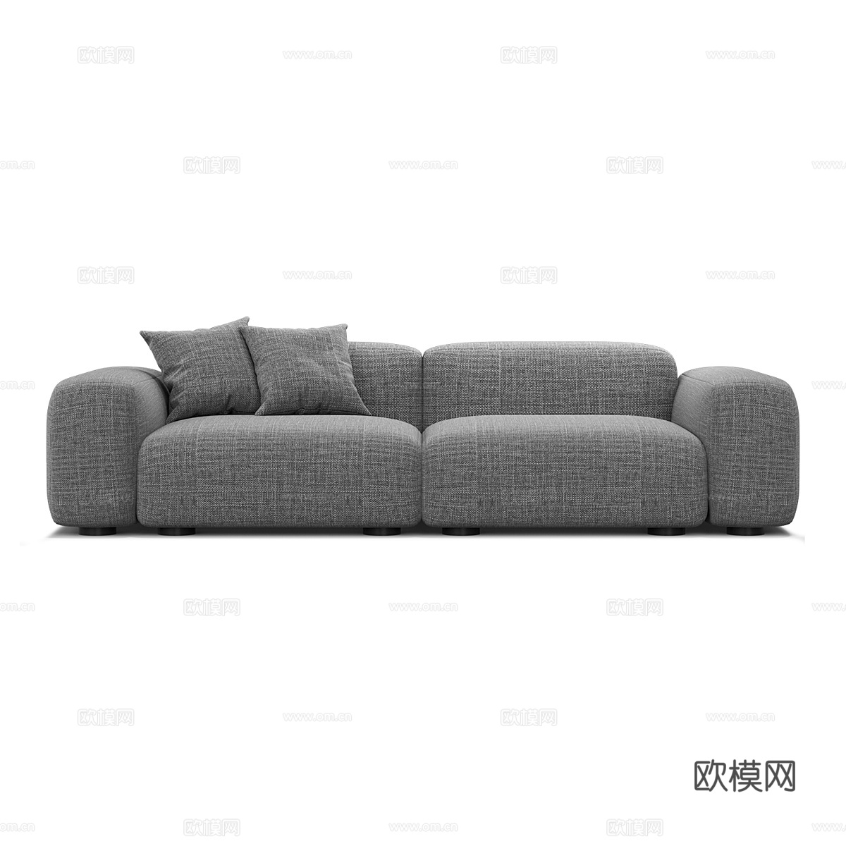 现代简约双人沙发 沙发 简约双人沙发  客厅沙发3d模型