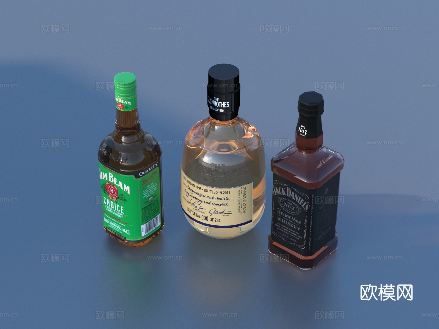 酒瓶 啤酒 白酒 名酒 酒水su模型