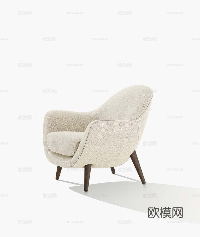 Poliform 休闲椅3d模型下载