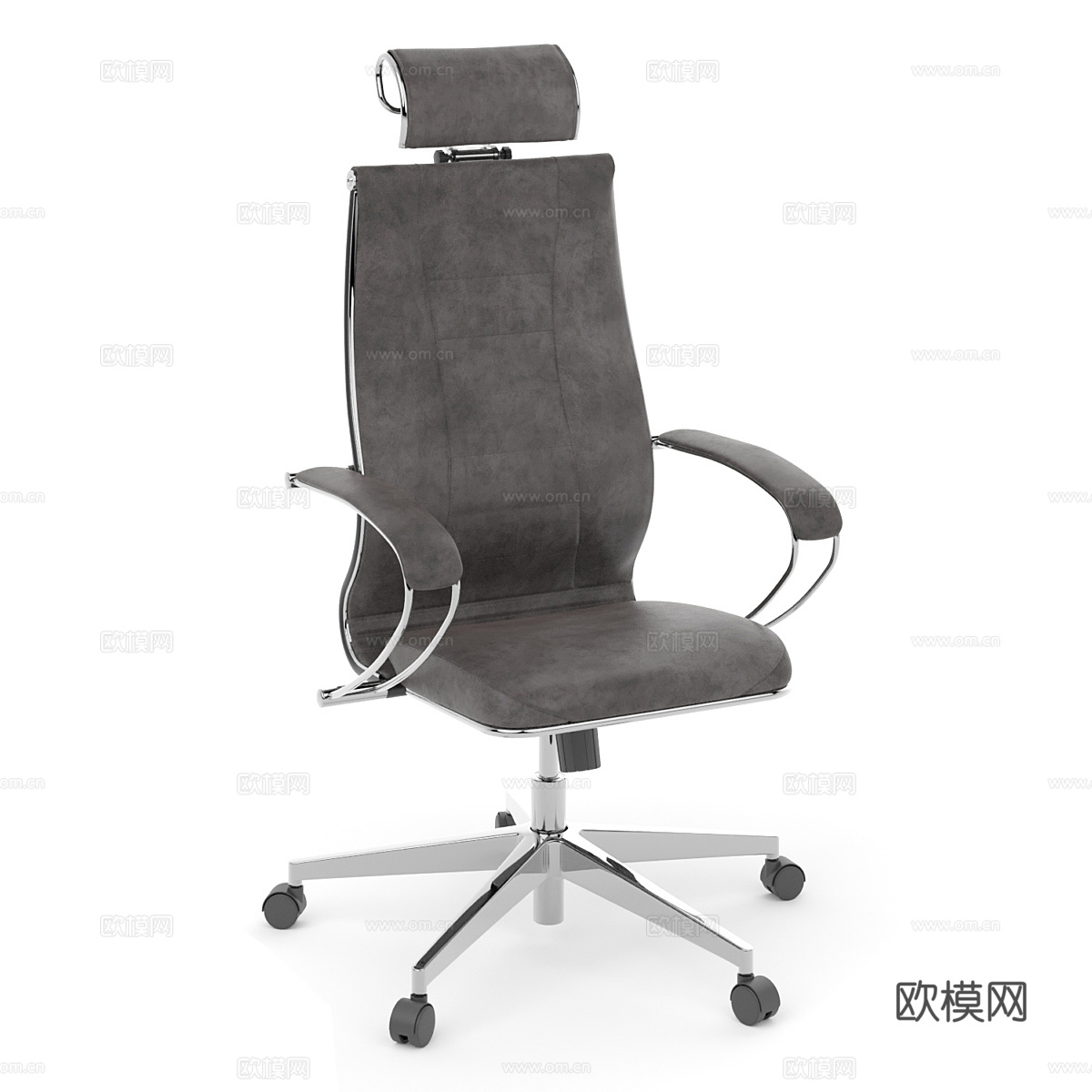 现代简约单椅 办公单人椅子 简约椅子3d模型