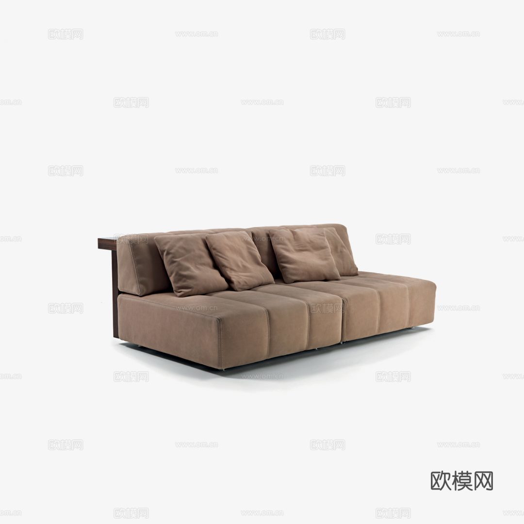 RIVA1920 多人沙发3d模型下载（渲染图1）