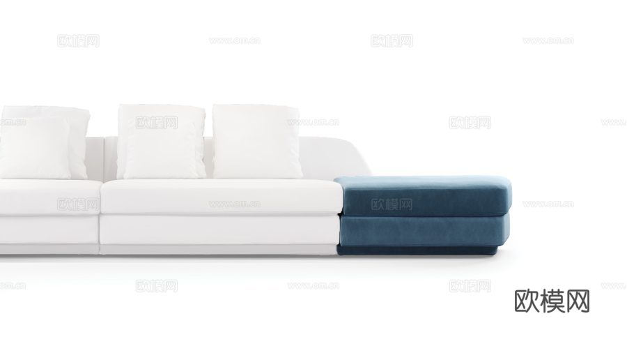 reflex 多人沙发3d模型下载