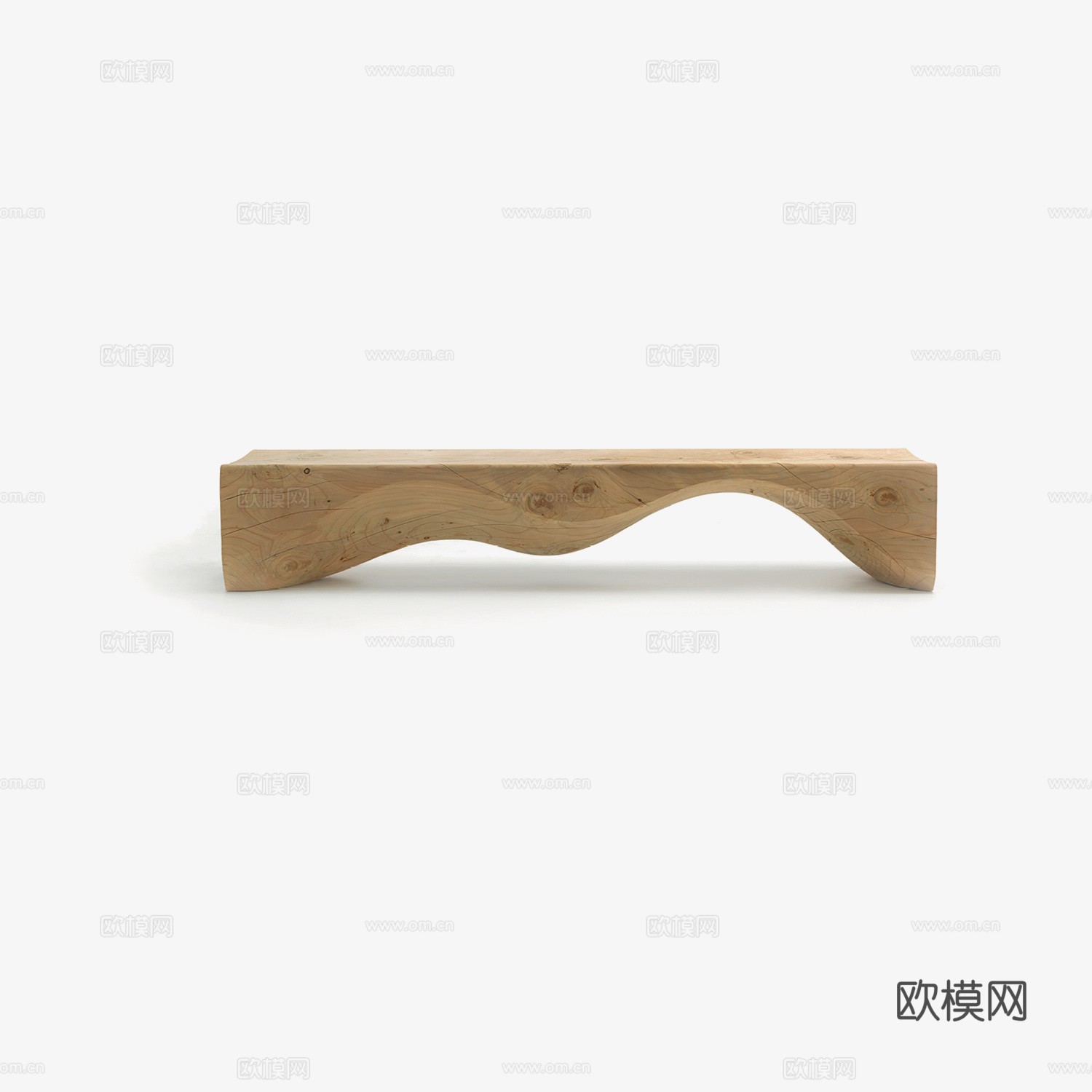 RIVA1920 长凳3d模型下载（渲染图1）