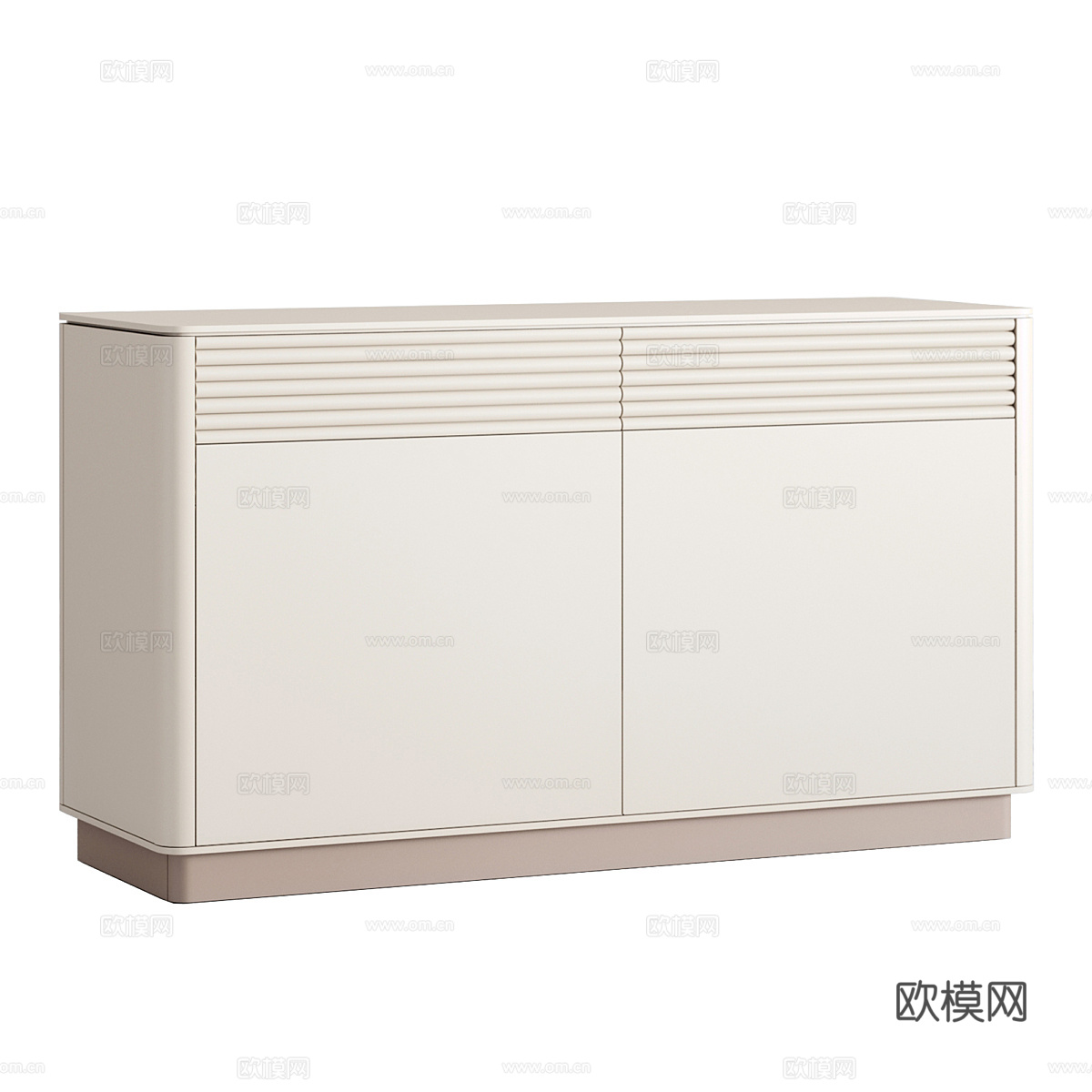现代简约装饰柜  边柜  简约柜子3d模型
